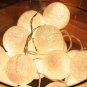 20 x white color ball string light cotton ball home decoration white ball cotton
