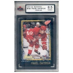 PAVEL DATSYUK RC, 2001-02  YOUNGSTARS, GRADED KSA 8.5