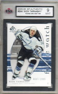 NICK TARNASKY RC - 2005-06 SP AUTHENTIC #244 - KSA 9