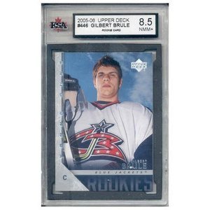 GILBERT BRULE RC - 2005-06 Upper Deck #446 - KSA 8.5