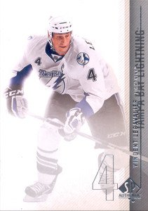 2010-11 UD SP Authentic # 61 - Vincent Lecavalier - Tampa Bay Lightning