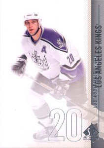 2010-11 UD SP Authentic # 53 - Luc Robitaille - Los Angeles Kings