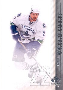 2010-11 UD SP Authentic # 23 - Daniel Sedin - Vancouver Canucks