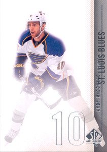 2010-11 UD SP Authentic # 117 - Andy McDonald - St Louis Blues