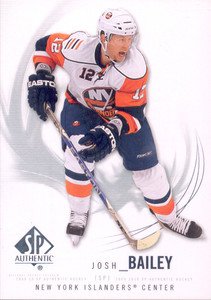 2009-10 UD SP Authentic # 93 - Josh Bailey - New York Islanders