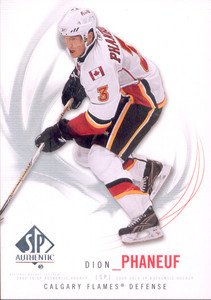 2009-10 UD SP Authentic # 68 - Dion Phaneuf - Calgary Flames