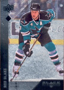 2009-10 UD Black Diamond # 87 - Rob Blake - San Jose Sharks
