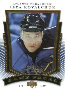 2007-08 UD MVP - "Game Faces" #GF4 - Ilya Kovalchuk