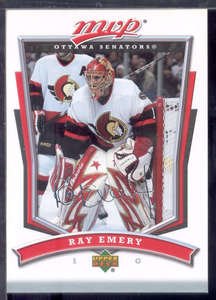 2007-08 UD MVP #252 - Ray Emery - Ottawa Senators