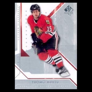 2006-07 SP Authentic # 80 - Tuomo Ruutu - Chicago Blackhawks