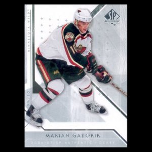 2006-07 SP Authentic # 53 - Marian Gaborik - Minnesota Wild