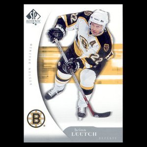 2005-06 UD SP Authentic # 9 - Brian Leetch - Boston Bruins