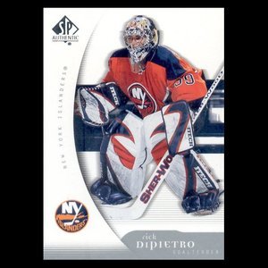2005-06 UD SP Authentic # 63 - Rick DiPietro - New York Islanders