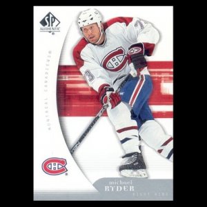 2005-06 UD SP Authentic # 54 - Michael Ryder - Montreal Canadiens