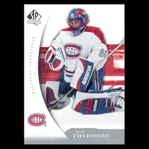 2005-06 UD SP Authentic # 51 - Jose Theodore - Montreal Canadiens