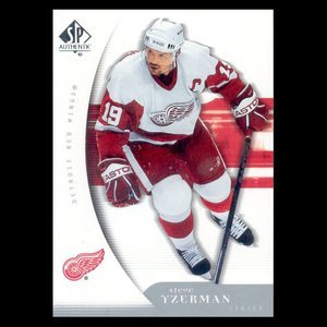 2005-06 UD SP Authentic # 35 - Steve Yzerman - Detroit Red Wings