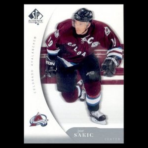2005-06 UD SP Authentic # 24 - Joe Sakic - Colorado Avalanche