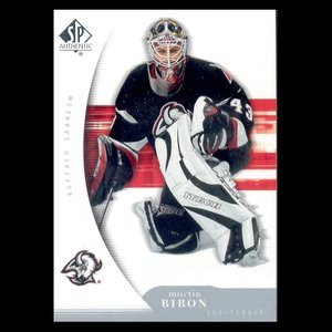 2005-06 UD SP Authentic # 14 - Martin Biron - Buffalo Sabres
