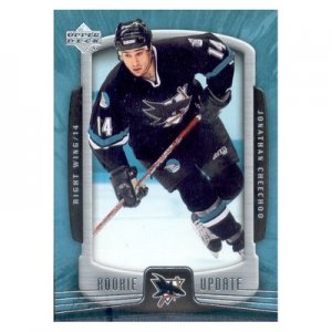 2005-06 UD Rookie Update # 84 - Jonathan Cheechoo - San Jose Sharks