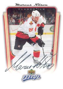 2005-06 UD MVP # 69 - Marcus Nilson - Calgary Flames