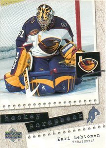 2004-05 Upper Deck - "Hockey Scrapbook" #HS4 - Kari Lehtonen