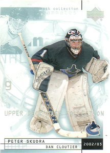 2002-03 Upper Deck Mask Collection # 86 - Peter Skudra - Vancouver Canucks