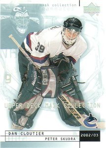2002-03 Upper Deck Mask Collection # 85 - Dan Cloutier - Vancouver Canucks
