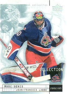 2002-03 Upper Deck Mask Collection # 24 - Marc Denis - Columbus Blue Jackets