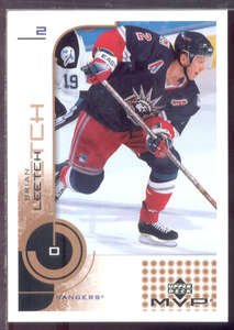 2002-03 UD MVP #120 - Brian Leetch - New York Rangers
