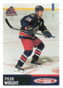 2002-03 Topps Total # 232 - Tyler Wright - Columbus Blue Jackets