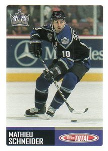 2002-03 Topps Total # 139 - Mathieu Schneider - Los Angeles Kings