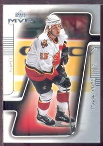 2001-02 UD MVP # 27 - Derek Morris - Calgary Flames