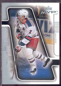2001-02 UD MVP # 124 - Brian Leetch - New York Rangers