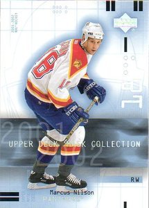 2001-02 UD Mask Collection # 40 - Marcus Nilson - Florida Panthers