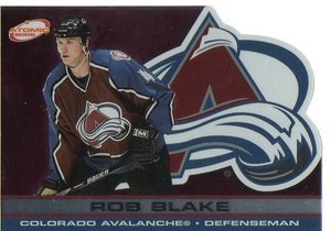 2001-02 Pacific Atomic # 22 - Rob Blake - Colorado Avalanche