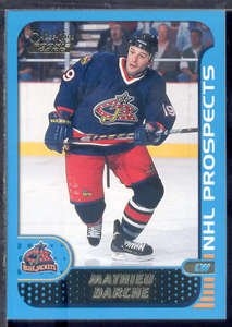 2001-02 O-Pee-Chee # 310 - Mathieu Darche - Columbus Blue Jackets