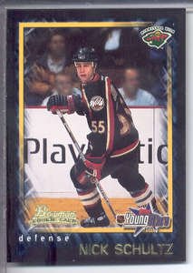 2001-02 Bowman Youngstars # 128 - Nick Schultz RC - Minnesota Wild