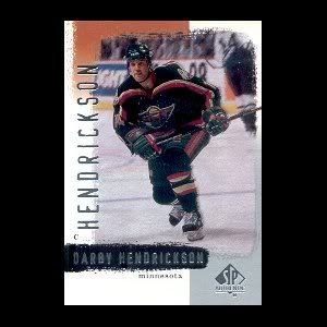 2000-01 SP Authentic # 44 - Darby Hendrickson - Minnesota Wild