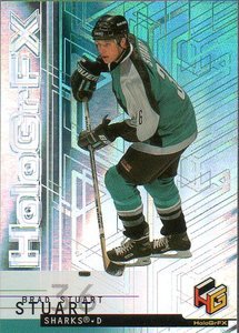 1999-00 Upper Deck HoloGrFX # 50 - Brad Stuart - San Jose Sharks