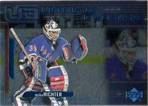 1999-00 Upper Deck - Ultimate Defense #UD7 - Mike Richter - New York Rangers