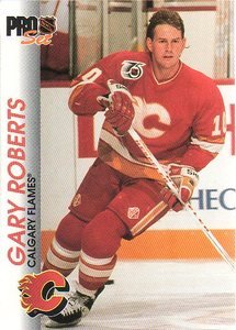 1992-93 Pro Set # 21 - Gary Roberts - Calgary Flames