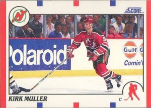 1990-91 Score # 160 - Kirk Muller - New Jersey Devils