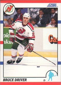 1990-91 Score # 109 - Bruce Driver - New Jersey Devils
