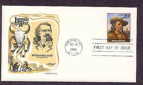 Buffalo Bill Cody Legends of the West, First Issue USA