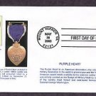 The Purple Heart Military Medal, George Washington, First Issue USA FDC The Purple Heart Military Medal, George Washington, First Issue USA FDC