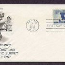 U.S. Coast and Geodetic Survey Anniversary 1957 First Issue USA