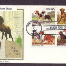 American Dog Breeds, Old Drum, First Issue FDC USA American Dog Breeds, Old Drum, First Issue FDC USA