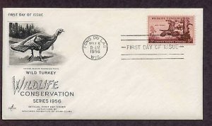Wild Turkey, Fond Du Lac, Wisconsin, First Issue 1956, National Wildlife Conservation USA
