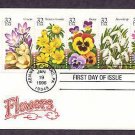 Winter Garden Flowers Crocus, Winter Aconite, Pansy, Snow Drop, Anemone First Day of Issue USA USPS Winter Garden Flowers Crocus, Winter Aconite, Pansy, Snow Drop, Anemone First Day of Issue USA USPS