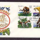Prehistoric Animals Mastodon, Saber-tooth Cat, Eohippus, Horse Ancestor, Woolly Mammoth First Issue